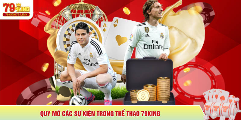 Quy mô các sự kiện trong Thể Thao 79King